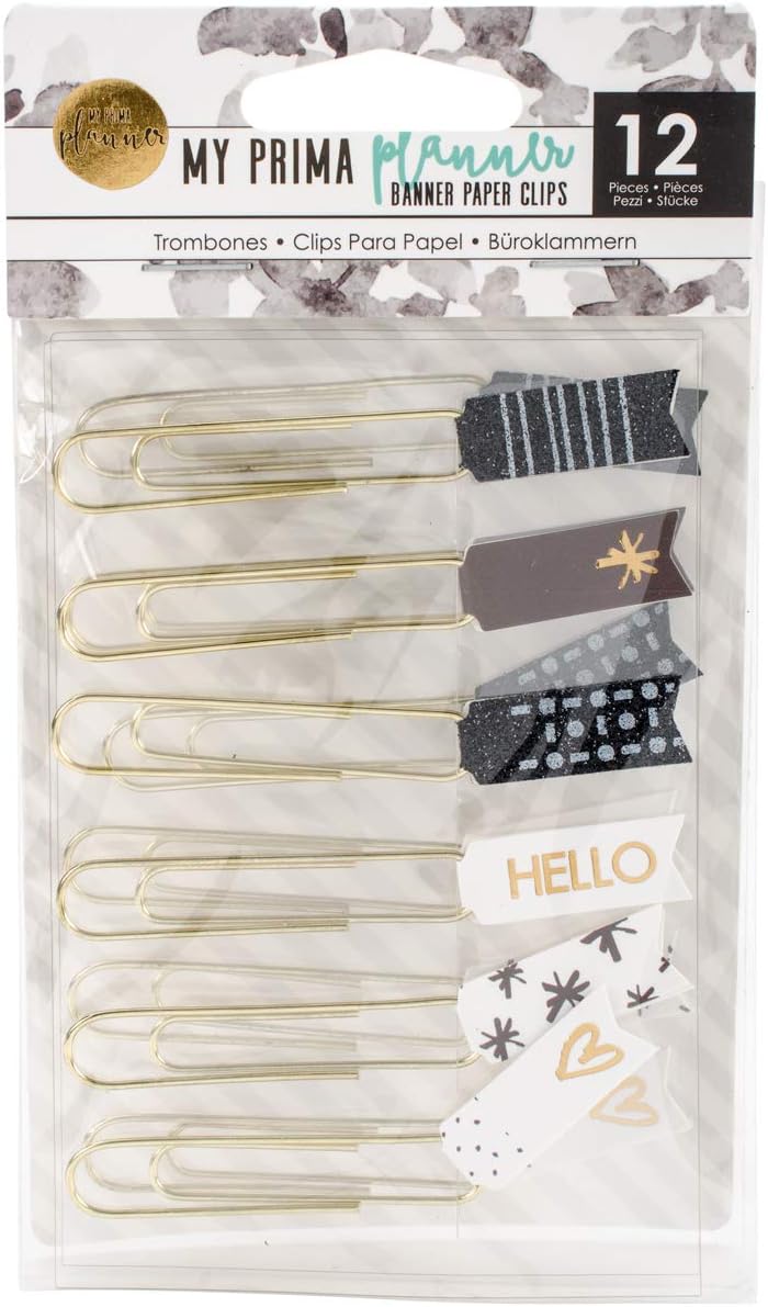 Prima Marketing MyPrimaPlanner PaperClips My Prima Planner Embellishments-Banner Paper Clips
