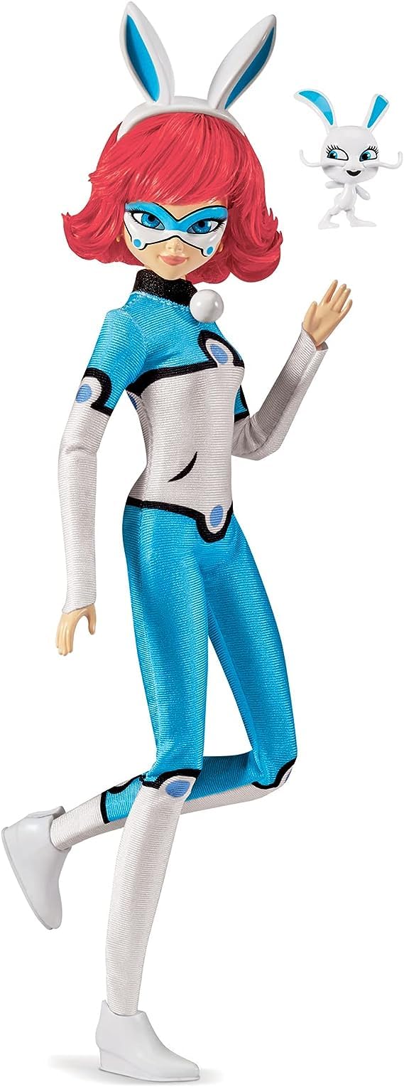 Poupée articulée Bunnyx de Miraculous - BANDAI - 26 cm - Pour enfants de 2 ans et plus