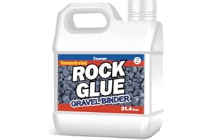 Teexpert Rock Glue for Landscaping, Gravel Glue, Pea Gravel Binder Concentrate 31.4oz, Heavy Duty Pebble Stone Adhesive for S