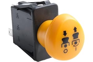 PTO Switch 5104697FS 5104697 for Ferris FW25 FW35 FW45 SRS Z1 Z2 Z3 Z3X, 10A Lawn Mower Power Take-Off Replacement Part