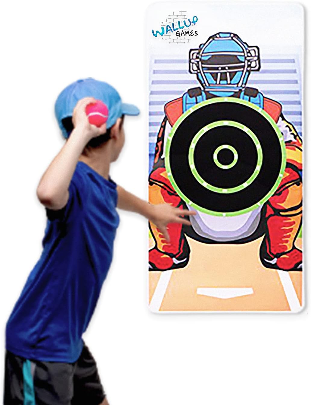 Wallup Games Kids Baseball Indoor Target Pitching Games, Removable