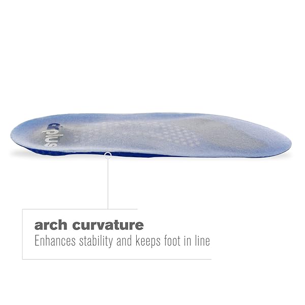 AIRPLUS GEL ORTHOTIC 3/4 LENGTH COMFORT AND STABILITY SHOE INSOLES FOR MEN