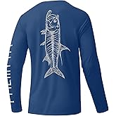 Palmyth Fishing Shirts for Men Long Sleeve Sun Protection Shirts UV UPF 50+ T-Shirt Quick Dry