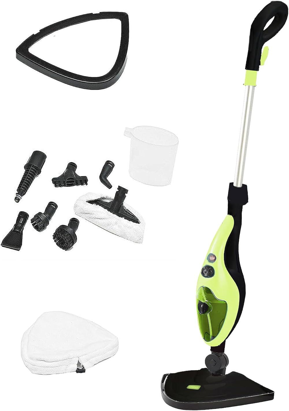 Neo 10 in 1 1500W Hot Steam Mop Cleaner Lime Green