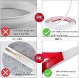 Zayejod 5M PVC Wallpaper Border Self Adhesive White 10mm Flexible Molding view 6