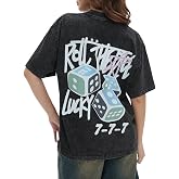 Ponitrack Graphic Tees Men Y2k Oversized T Shirts Women Vintage Tees Summer Tops 90s Grunge Short Sleeve Streetwear Unisex