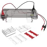 Multi-Functional Horizontal Electrophoresis Tank, 120&times;120mm Large Gel, 700mL Buffer Volume Electrophoresis System for Lab Biology