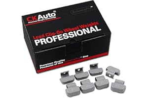 CKAuto FN Series Coated Lead Clip On Wheel Weights, 15g, 25pcs/Box