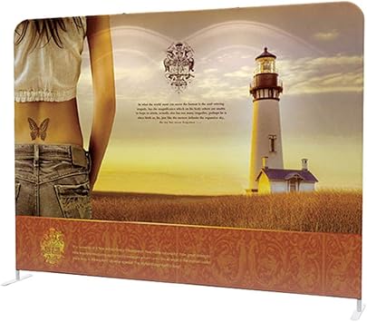 Amazon Com 10ft Portable Tension Fabric Exhibition Stand