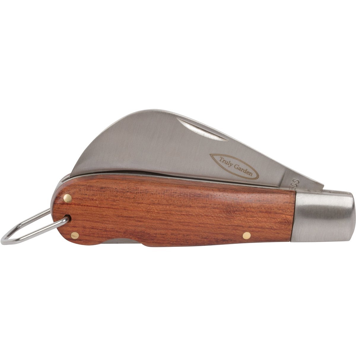 Truly Garden Folding Garden Knife. This Hawkbill knife has a curved