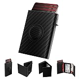 Mens Wallet Card Holder for AirTag: Smart Wallet