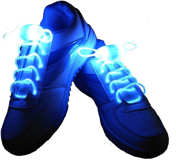 Buy LED Flashing Shoe Laces in 3 Lightning Mode Rave Party Accessories