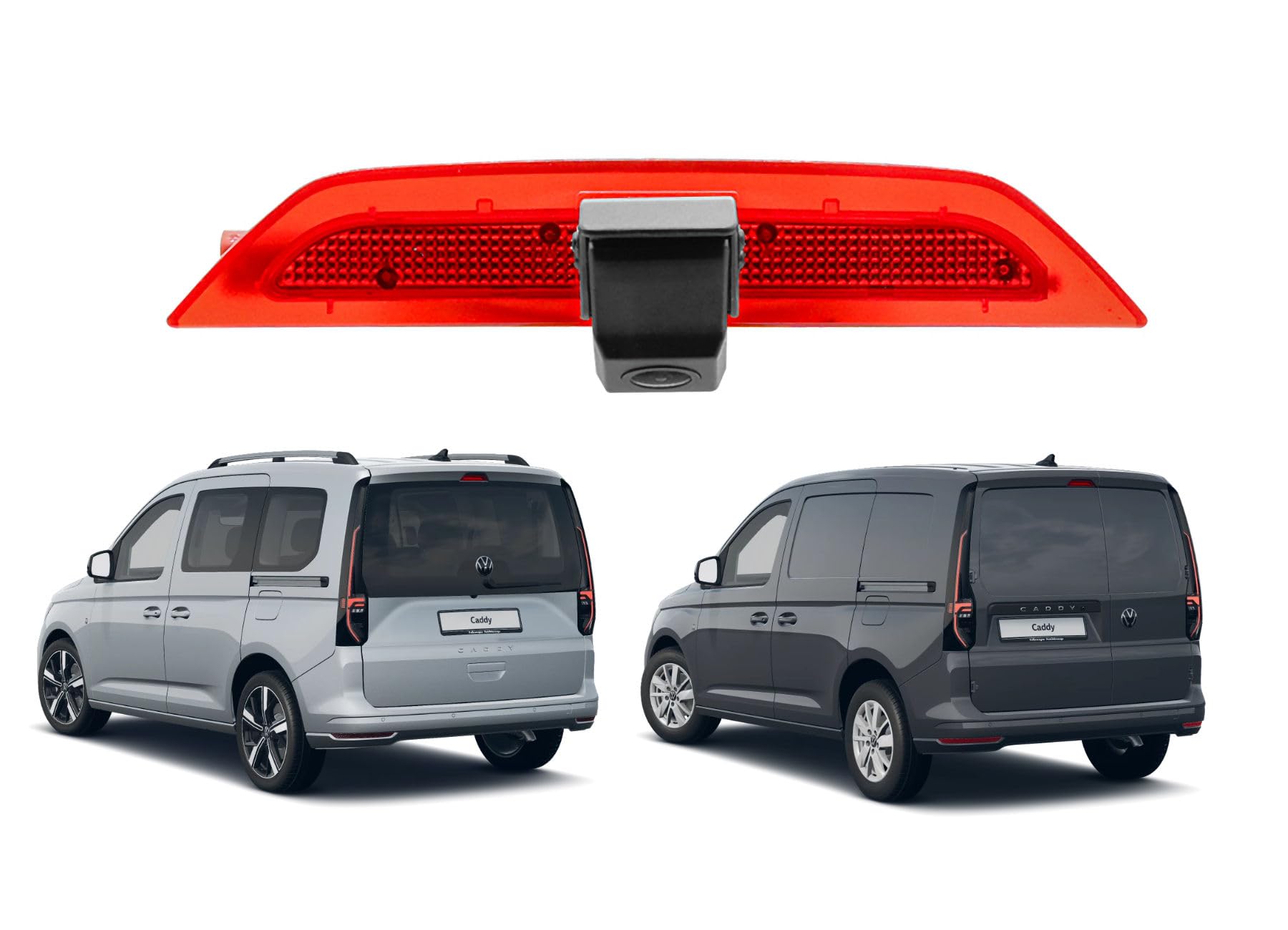 Dolphin Automotive Brake Light Reversing Camera Fits VW Caddy Nov 2020 Onwards 4th Gen Cargo/Maxi/Life/Commerce