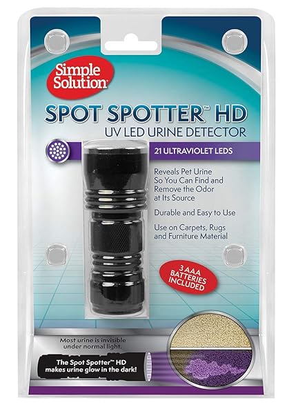 Amazon.com : Simple Solution Spot Spotter HD UV Urine Detector : Pet ...
