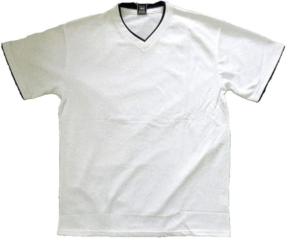 Amazon Zeky 大きいサイズ メンズ 半袖 Tシャツ Vネック 無地 ワッフル 吸汗速乾 白 Tシャツ カットソー 通販