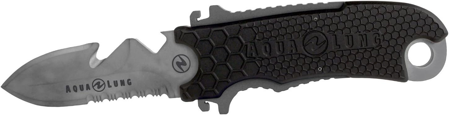 Aqua Lung Small Squeeze Knife Black : Sports & Outdoors