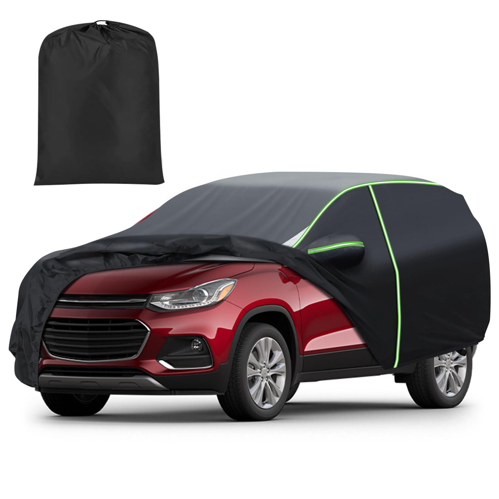 Photo 1 of Mixsuper Liner Car Cover for Chevrolet Chevy Trax 2013-2026, 7 Layers Waterproof Car Cover Accessories for Trax with Zipper Door, Windproof Straps, Reflective Strips, Anti-UV, All Weather