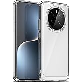 Liisooka Case for Honor Magic 7 Pro, Military Grade Drop Protection Phone Case, Yellowing Resistant, Anti-Scratch Hard PC Back, Shockproof Hard Ultra-Thin Protective Cover, Clear