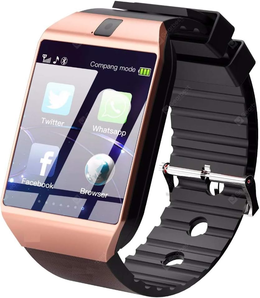 Sprinto Bluetooth SmartWatch with SIM/TF Card Slot, Camera, Whatsapp, Facebook, Alarm Compatible with All Android,iOS & Windows Device (Assorted Colour)