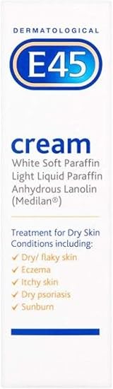 E45 Cream 4 x 50g Tubes Dry Skin Hypoallergenic Moisturiser