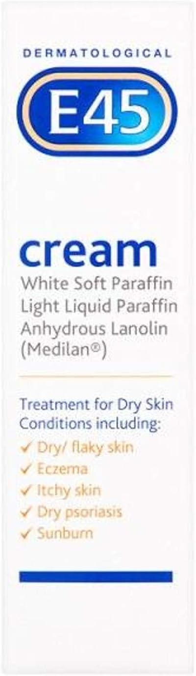 E45 Cream 4 x 50g Tubes Dry Skin Hypoallergenic Moisturiser