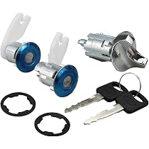 thumbnail image 2 of Ignition Switch & Door Lock Cylinder Set With 2 Keys For 1996-1997 Ford F-250 F-350 – No Chip 2 of 4