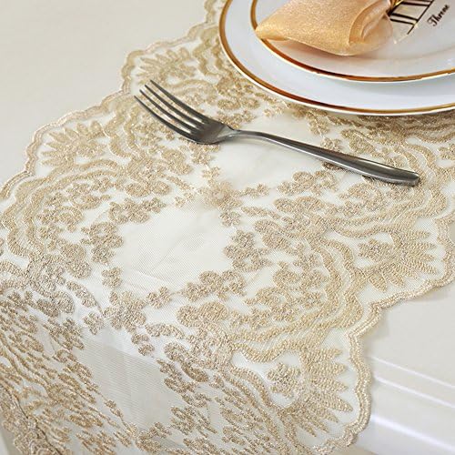 Flags Of European-style Lace Table Coffee Table/White TV Cabinet Table-cloth/Pastoral Table Runner-A 30x150cm(12x59inch)