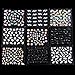 TOOGOO(R) 50 Sheets MIX Finger Toe Nail Art Decoration Flower Sticker Decal DIY
