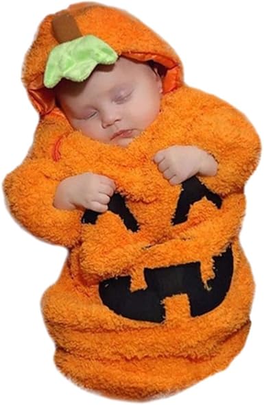 pumpkin swaddle blanket