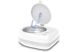 Wrklly Rechargeable Ultrasonic Retainer Cleaner Machine | 50kHz 1.9 inch Ultra-Thin Portable | Night Guard Aligners Jewelry |