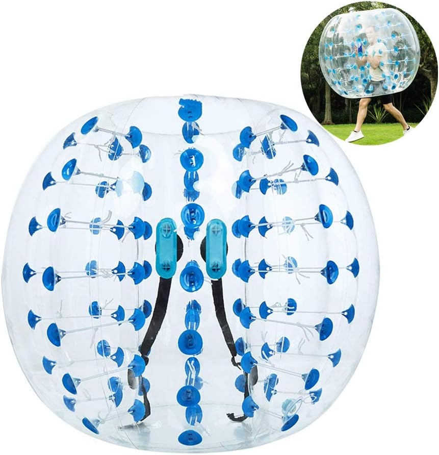 Bubball Pelota De Burbuja Inflatable Bumper Ball Bola Hinchable Gigante Golpeador Bola De Hámster Humano Cuerpo Bola De Zorb para Adultos Y Jóvenes Equipo Al Aire Libre De Juego Jugar,1.2M