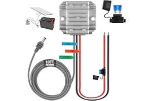 ZHAUMIM starlink dc Power Supply 12V/24V to 30V 3.5A starlink mini Power with 10ft DC Power Cable, starlink 12v Adapter 9V to 28V Input DC with Fuse, Upgraded Waterproof starlink 12v Power Supply
