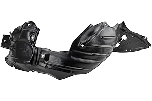 TRQ Front Right Inner Fender Liner Passenger Side Compatible with 2014-2018 Mazda 3 MA1249145