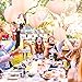 Confetti Balloons Rose-Gold Metalic for Party - Decoration Set (36) with 12-inch Latex Balloons, Confetti Balloons, 18-inch Heart Foil Balloons, Foil Curtains, Ribbons. Party Supplies 2020 Decorations