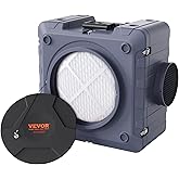 VEVOR Air Scrubber with 3-Stage Filtration, Stackable Negative Air Machine 550 CFM, Air Cleaner with MERV10, Carbon, H13 HEPA, for Home, Industrial and Commercial Use