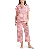 BedHead - Short Sleeve Cropped PJ Set - SeaShells - Medium