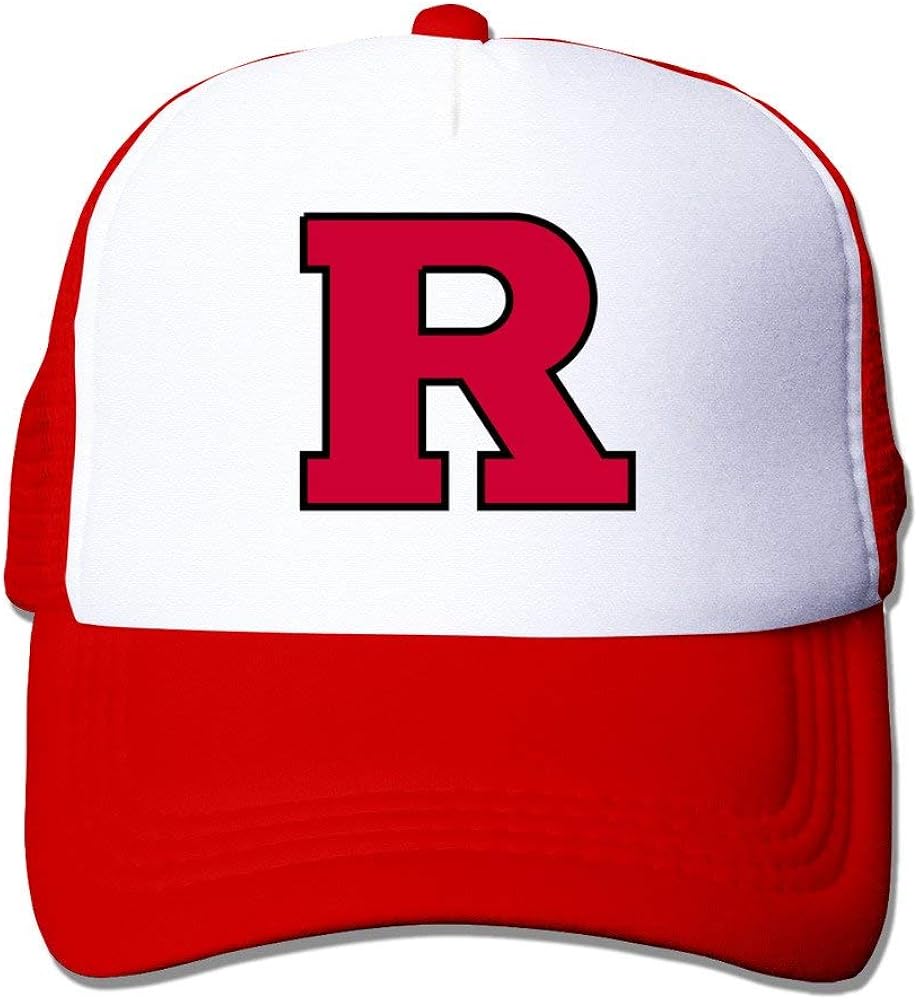 63251vdgxdg Rutgers Athletics Logo Nylon Adult Baseball Cap Trucker Hat