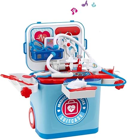 Myrclmy Kinderspiel House Doctor Toolbox Arzt Kit Medical Spielzeug Fur Kleinkinder Educational Pretend Play Set Mit Spielzeug Autos Role Play Spielset Geburtstags Geschenke Fur Jungen Madchen Amazon De Sport Freizeit