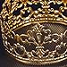BESTONZON Tiara Crown/Gold Cake Crown Topper Crown Hair Ornaments Wedding Supplies Accessories (1PC)