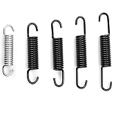 GOFIRA 5Pcs Motorcycle Center Stand Spring for Dirt Bike Scooter Moped | Heavy-Duty Spring Steel, Available in 75mm / 3", 90mm / 3.5", 100mm / 4", 110mm / 4.3", 120mm / 4.7" Lengths