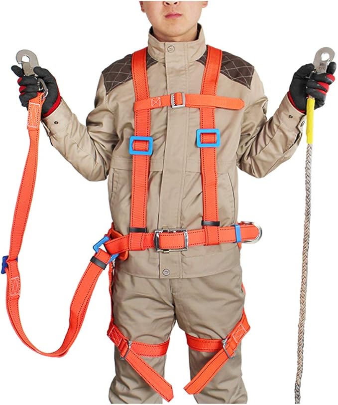 Tree Harness, Full Body Height Safety Fall Arrest Restraint Harness Kit