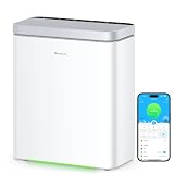 GoveeLife Smart Air Purifier for Home Large Rooms, Covers up to 1046 ft², PM2.5 Monitor, Sleep Mode, 3-in-1 Filter Air Purifier with App and Alexa Control for Pet Hair, Odors, Pollen and Smoke