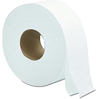 General Supply 9JUMBO Jumbo Roll Bath Tissue, 2-Ply, 9", White (Case of 12)