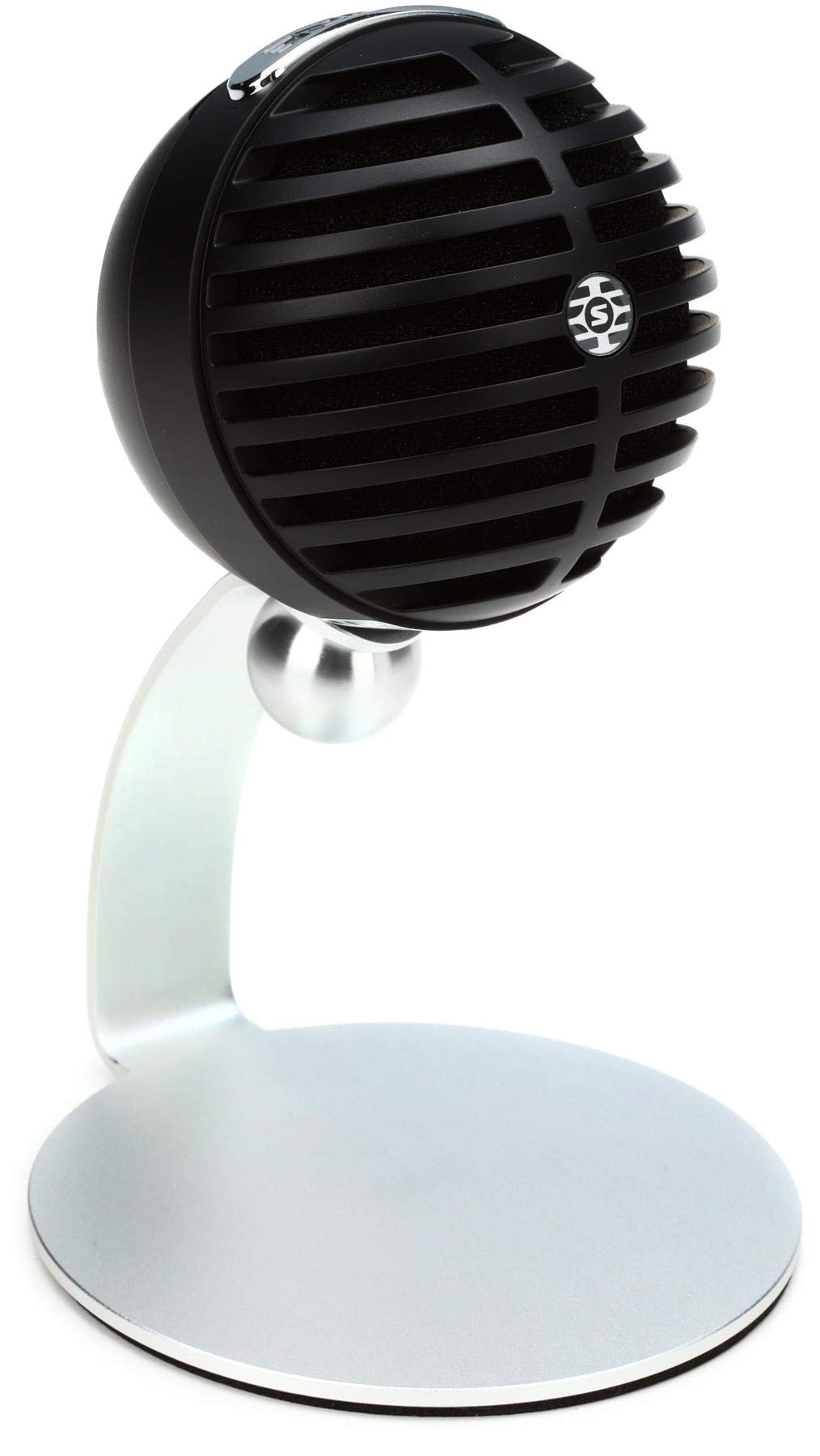 Shure Mv5C Home Office Microphone, Conférences Microphone Pour Mac & PC, Conception Durable Et Portable, Configuration Rapide Et Facile, Fonctionne Avec Team, Zoom Et Autres - Black (Mv5C-Usb)