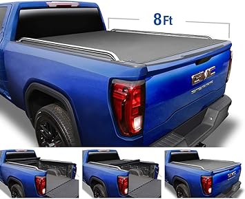 Amazon Com Tyger Auto Black T2 Low Profile Roll Up Truck Tonneau Cover Tg Bc2c2058 Works With 2007 2014 Chevy Silverado Gmc Sierra 1500 2500 3500 Hd Excl 07 Classic Fleetside 8 Bed Without Utility Track Automotive