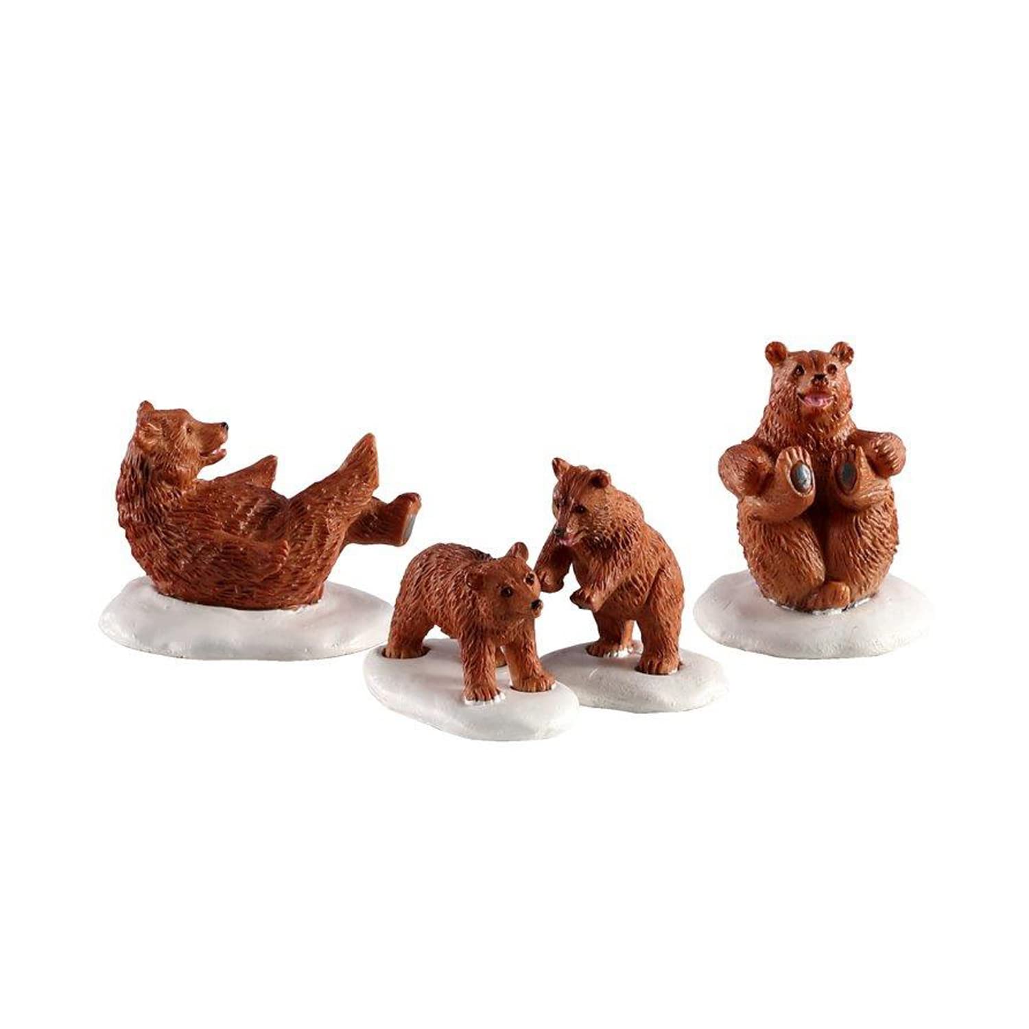 Lemax - Vail Village - Figurine: Bear Family Snow Day