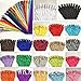 WKXFJJWZC 40pcs Mix Nylon Coil Zippers Tailor Sewer Craft 14Inch 35cm Crafter's FGDQRS (20/Color)