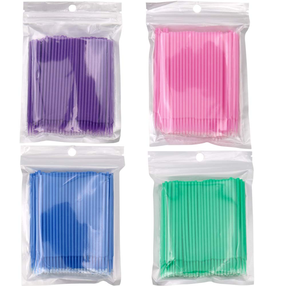 400PCS Disposable Micro Applicators Brush for Makeup and Personal Care