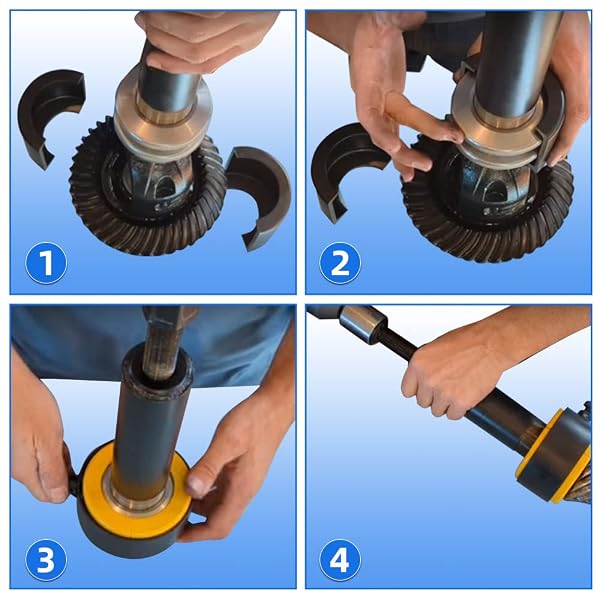 BESTOOL CARRIER & PINION BEARING PULLER FOR BW78, DANA 30, 40, 44, 60, 70, 80, GM 14, AND FORD 8.8”, 9.75”, 10.25″ BEARINGS, CLAMSHELL CARRIER BEARING PULLER