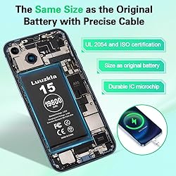 Luuzkla 19800mAh (New Upgrade) Battery Compatible